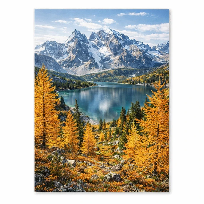Mounted artwork displayed on premium mounting board